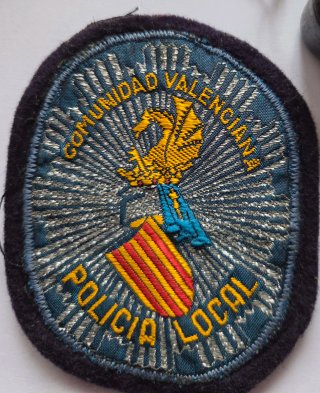 Lote Gorra e Insignias Policía Local Antiguo