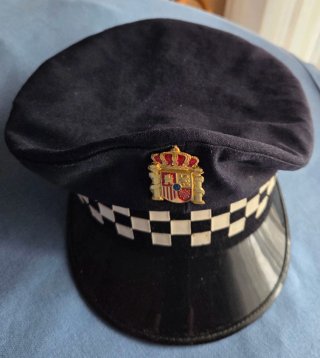 Lote Gorra e Insignias Policía Local Antiguo