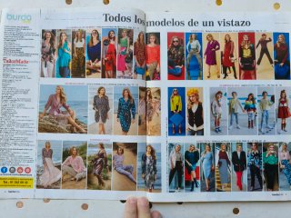 Lote de revistas Burda