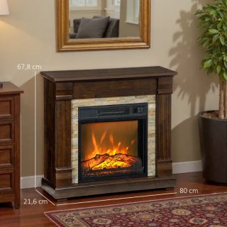 Estufa eléctrica con mueble