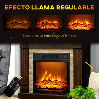 Estufa eléctrica con mueble