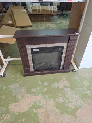 Estufa eléctrica con mueble