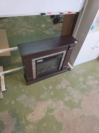 Estufa eléctrica con mueble