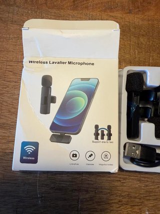 Micrófono Lavalier Inalámbrico