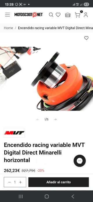 Encendido MVT Digital Direct Minarelli