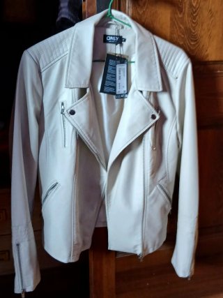 Cazadora ONLY Mujer Talla XL Blanca