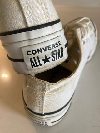 Converse plataforma blancas T.36