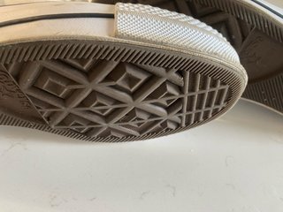 Converse plataforma blancas T.36