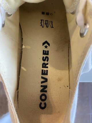 Converse plataforma blancas T.36