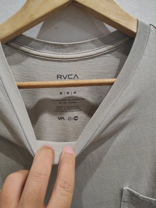 Camiseta RVCA Gris Talla M