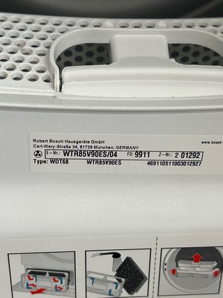 Secadora Bosch 8kg Bomba de Calor