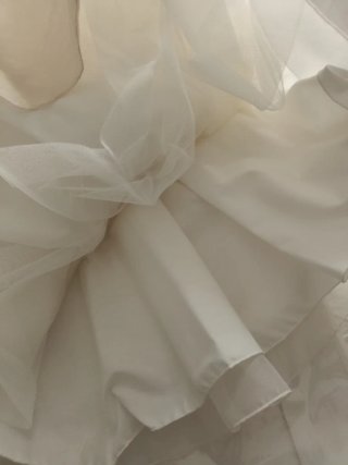 Vestido de Comunión Blanco y Rosa