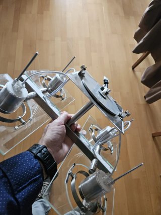 Lámpara Techo Ikea FUGA Plata Cristal