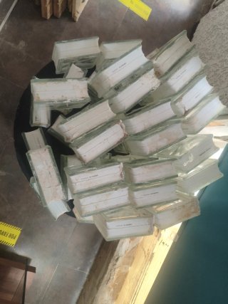 Bloques de cristal pave