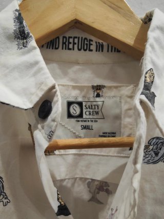 Camisa Salty Crew manga corta Talla M