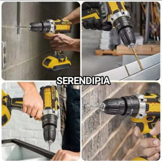 TALADRO ATORNILLADOR INALÁMBRICO 2 BATERÍAS.