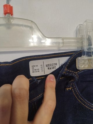 Pantalón pirata vaquero mujer talla 42