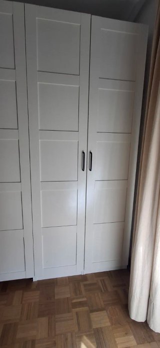 Armario modular blanco madera