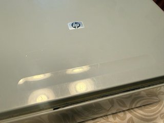Impresora HP Beige y Gris
