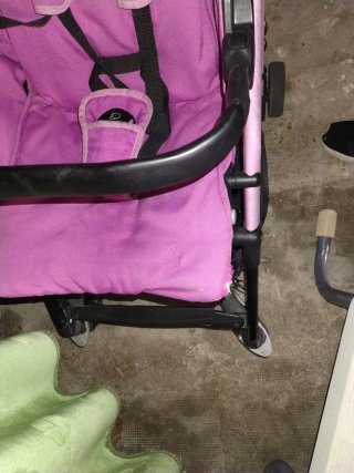 Silla de paseo bebé rosa