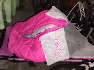 Silla de paseo bebé rosa