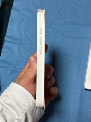 Funda Silicona Apple iPhone 16e Blanca