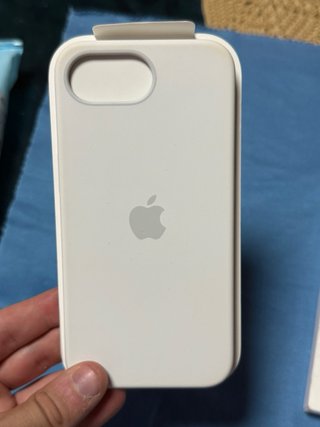 Funda Silicona Apple iPhone 16e Blanca