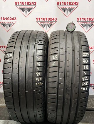 225 40 18 Y MICHELIN RUEDA AL 90% DE VIDA UTIL