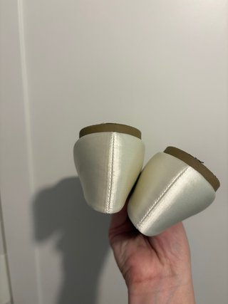 Manoletinas blancas novia