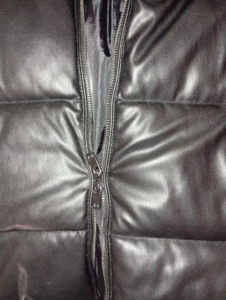 Chaleco polipiel Lefties negro