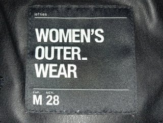 Chaleco polipiel Lefties negro