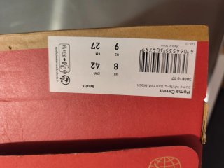 Zapatillas Puma Rojas y Negras