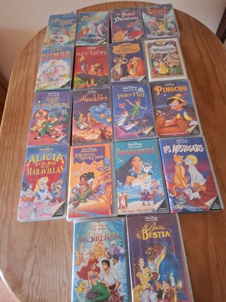 Lote Películas VHS Disney Clásicos