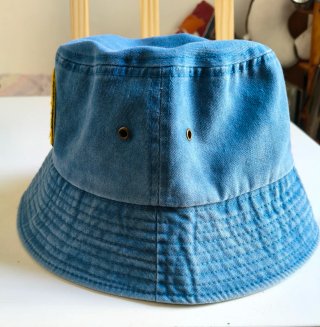 Gorro pescador azul con smiley