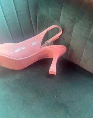 Zapato destalonado beige/rosa