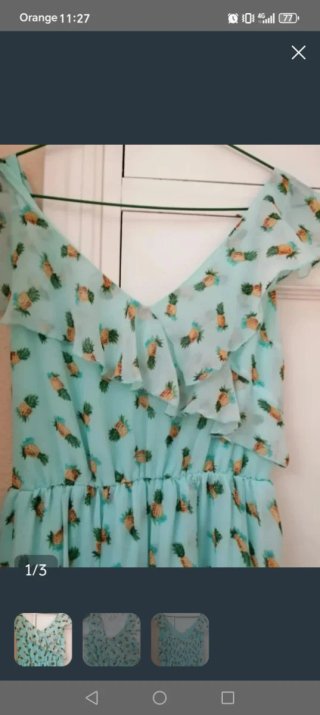 Vestido largo Kling estampado