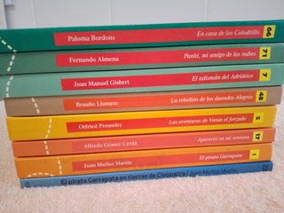 LOTE DE 8 LIBROS JUVENILES