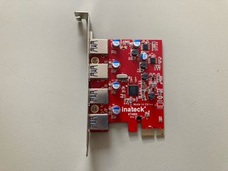 Tarjeta PCIe 4 x USB 3.0