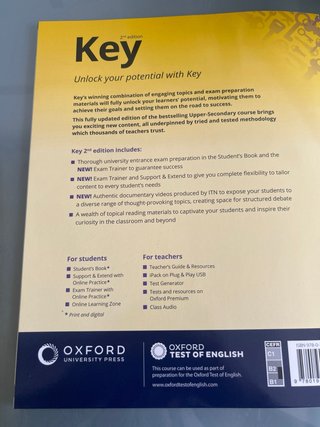 Key to Bachillerato 1. Student's Book. 2 Edition