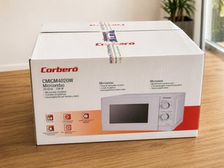 Microondas Corberó 20L 700W — usado 2 veces