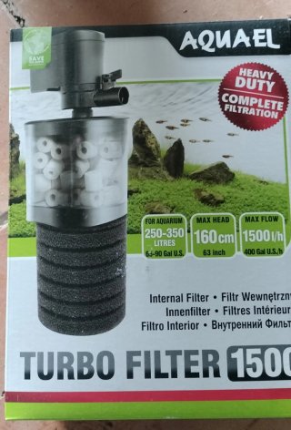 Filtro Turbo Aquael 1500 para acuarios