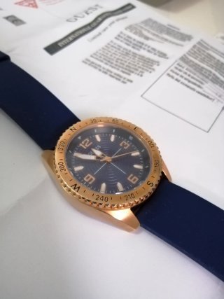 Reloj Guess GW036161 Dorado y Azul