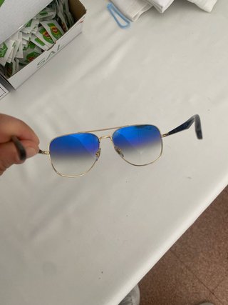 Gafas de sol Ray-Ban Aviator Azul Dorado