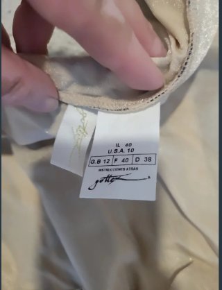 SUPER SEXY Bañador y pareo Gottex azul y blanco