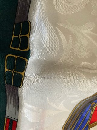 Foulard in seta con carrozze