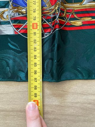 Foulard in seta con carrozze