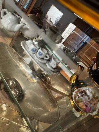 Vitrina de mesa estilo Regency