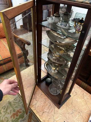 Vitrina de mesa estilo Regency