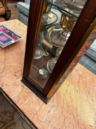 Vitrina de mesa estilo Regency