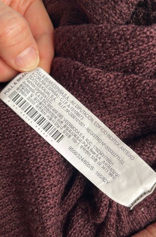 Jersey granate Pull&Bear talla S